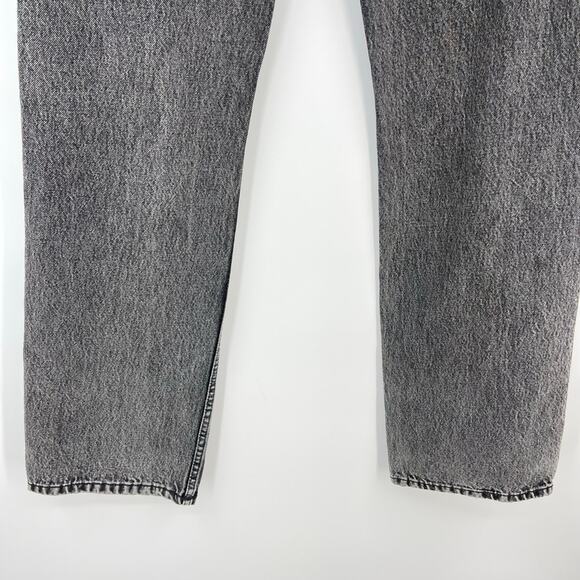 RE/DONE | NWT 90s High Rise Loose Jeans Smoke Black Wash Straight Leg 25 - Picture 13 of 16